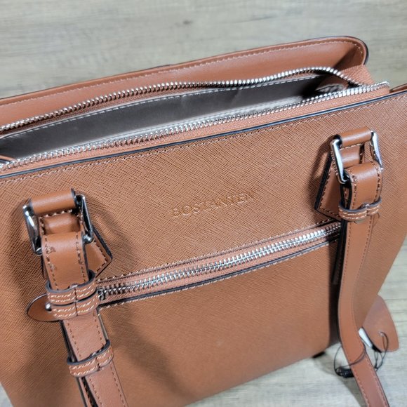 BOSTANTEN Women Brown bag Genuine Leather Shoulder Bag Soft Top Handle Purses - Picture 7 of 12